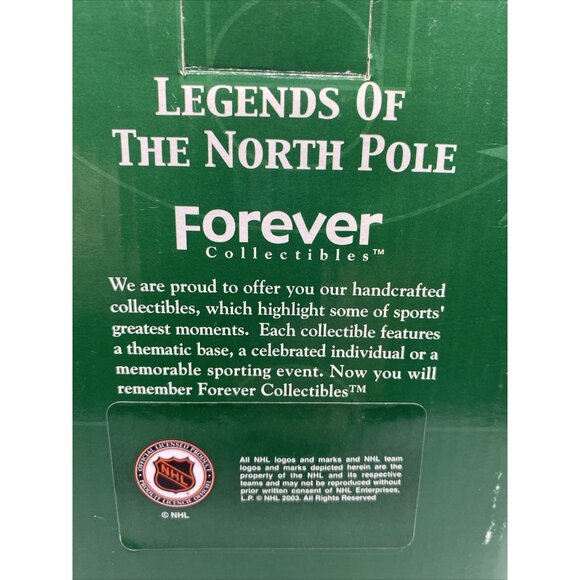Legends Of The North Pole Vancouver Canucks Goalie Santa Forever Collectibles - Picture 6 of 16